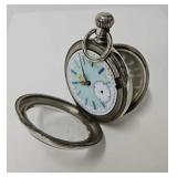 Antique Fancy Enamel Dial Pocket Watch