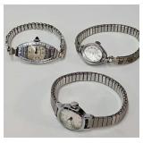 (3) Antique Ladies Wrist Watches (working)