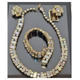 Kramer 3 Pc Rhinestone Jewelry Set