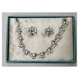 Eisner 3 pc Necklace and Earring Set w/OB