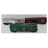 Train - (3) NPC O-Gauge Box Cars