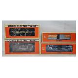Train - (3) Lionel O-Gauge Freight Cars & Caboose