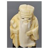 Antique Japanese Ivory "Shoulao" Netsuke