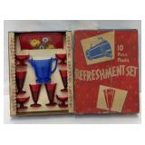 Vintage Ohio Art 10 Pc Plastic Refreshment Set
