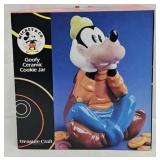 Treasure Craft Goofy Ceramic Cookie Jar w/Box