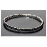 Sterling Silver & Garnet Bracelet