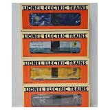Train - (4) Lionel O-Gauge Freight Cars (MIB)