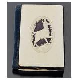 Antique Hand Carved Ivory Cover Needle Case