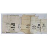 (8) Vintage Bank & Mint Canvas Coin Bags