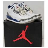 Air Jordan 3 Retro Basketball Sneakers  (size 9)