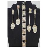 800 Silver Jewelry + Spoons