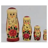 (4 Pc) 5 " Russian Matryoska Babushka Nesting Doll