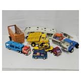 Lot Asst Pressed Steel Toy Vehicles