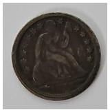 1853 W/A Seated Liberty Dime