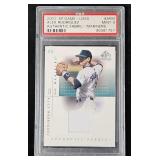 Alex Rodriguez 2001 SP Game Used Jersey PSA 9