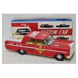 Vintage Friction Powered Fire Chief Custom Car