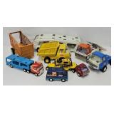 Lot Asst Pressed Steel Toy Vehicles