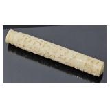 Antique Hand Carved Ivory 6"L Needle Case
