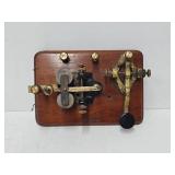 Antique Telegraph Instrument by LG Tillotson & Co