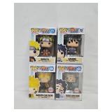 (4) Funko Pop "Naruto Shippuden" Figures (MIB)