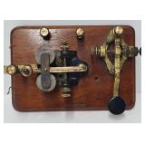 Antique Telegraph Instrument by LG Tillotson & Co