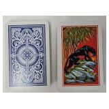 KEM "Panther" & "Arrow Blue" design playing cards