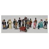 (16) Asst Die Cast Toy Civilian Putz Figures
