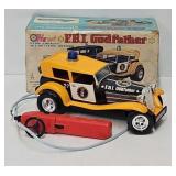 Taiyo Japan #C-567 Battery Op F.B.I. Car w/OB