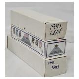 (3) 1991 Baseball Card Sets