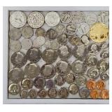 (58) US & Foreign Coins