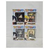 (4) Funko Pop "Naruto Shippuden" Figures (MIB)