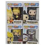 (4) Funko Pop "Naruto Shippuden" Figures (MIB)