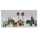 (12) 54mm Die Cast Toy Putz Accessories