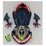 1993 Mighty Max Caught by Man Eater Playset