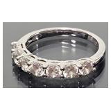 Sterling Silver Wedding Ring (size 7)