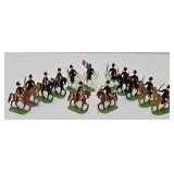 (13) Hecho Die Cast Napoleonic Cavalrymen