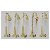 Train - (5) Pre-War Lionel #58 Lamp Posts