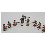 Set (7) Black Watch Highlanders Die Cast Soldiers