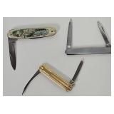 (3) Vintage Folding Knives