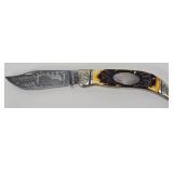 Schrade 1904-1979 75th Anniv. Engraved Blade Knife