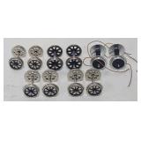 (10) G-Gauge Train Trucks