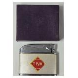 T.P. & W. Railroad Advertising Cigarette Lighter