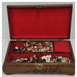 Box Full of Jewelry & Watches