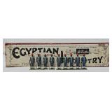 Britains #117 (9 Pcs) Egyptian Infantry w/Orig Box