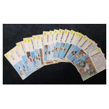 (18) 1962 Post Cereal Football Cards