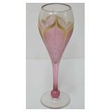 Correia Pink Iridescent Pulled Feather 10" Flute