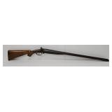 Gun - W. Richards Dbl Barrel, Dbl Hammer Shotgun