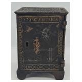 1882 Kyser & Rex "Young America" Safe Still Bank