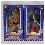 (2)1997"Soldiers of the World" 12" Action Figures