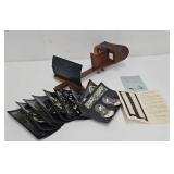 Antique Keystone Stereoscope & (12) Slides